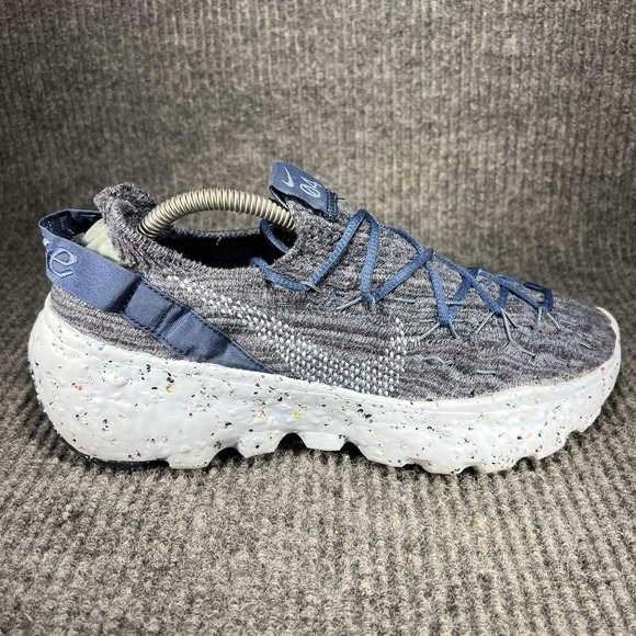 Nike Space Hippie 04 Men's Size 8 Gray Recycled Blue Running Shoes CZ6398-400 - Picture 7 of 11